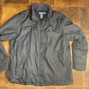 Polo by Ralph Lauren Mens Tall 2XL Jacket with leather trims